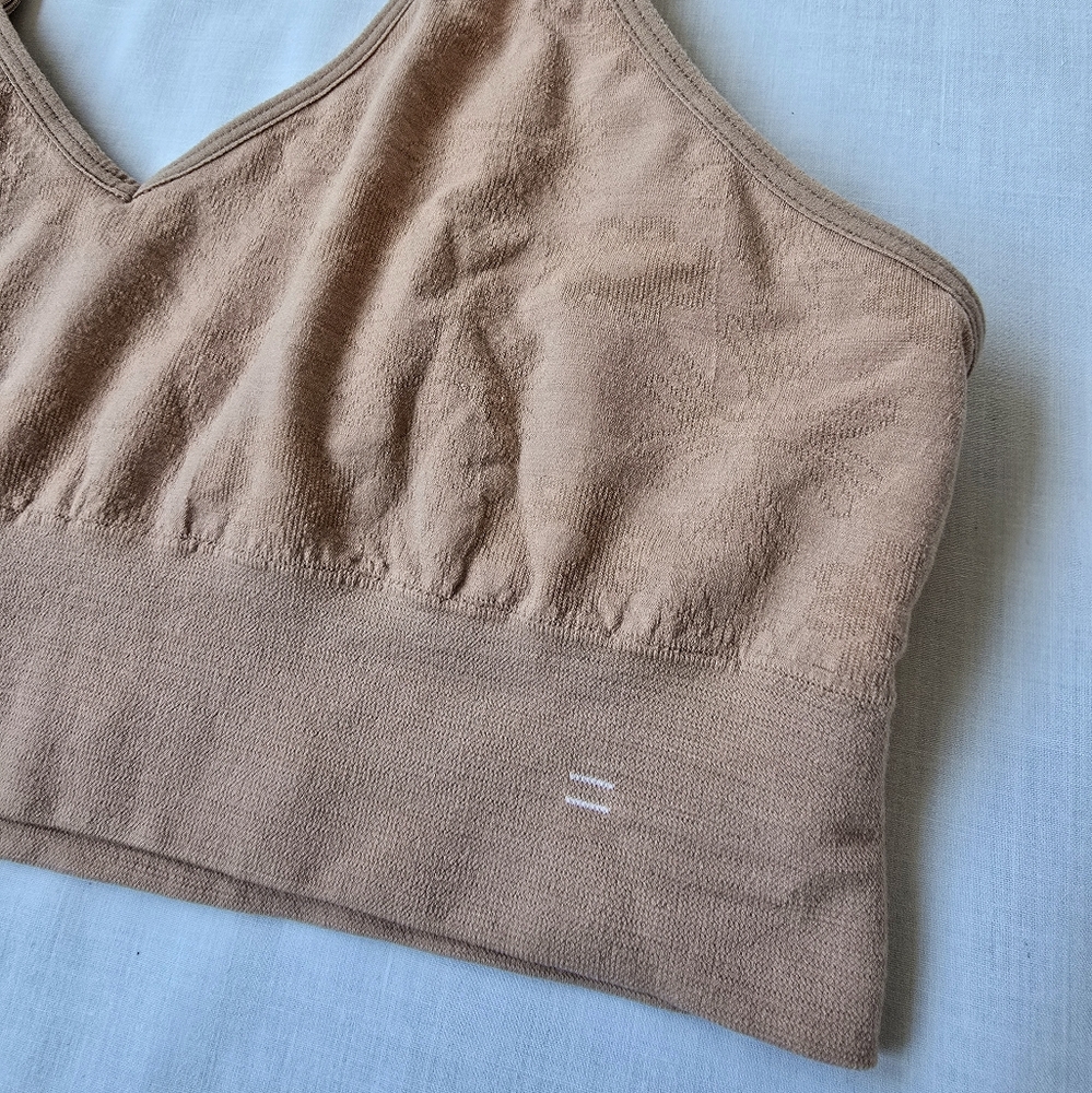 Branwyn▪️Essential Bralette Merino Wool in Warm Nude with convertible straps - Picture 5 of 10